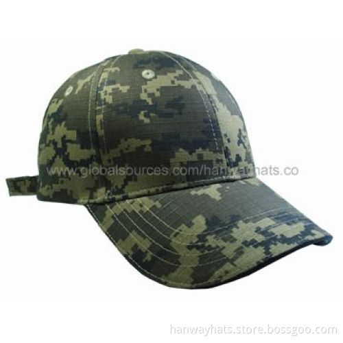 Fashion 6-panel Camouflage Camo Sports Hat, Azo-freeNew